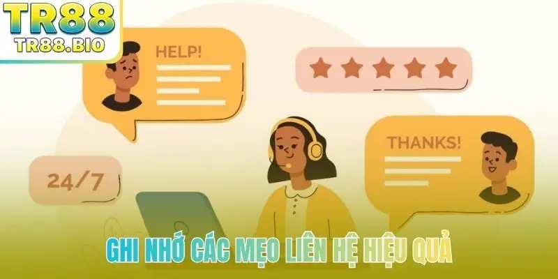 Ghi nhớ các mẹo liên hệ hiệu quả