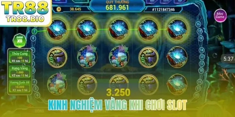 Kinh nghiệm vàng khi chơi slot bằng tiền thật